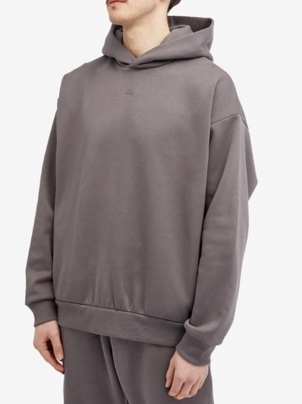 Adidas Men's Basketball Hoodie in Charcoal XL